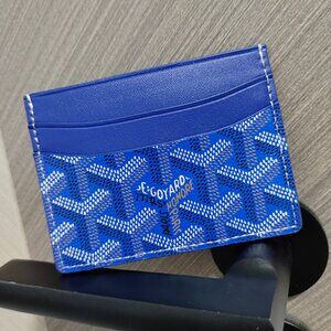 Goyard Card Holder - Blue